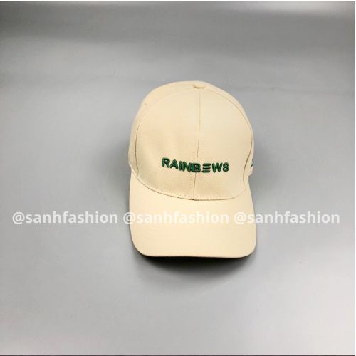 Mũ lưỡi trai thêu chữ RAINBOWS Nón kết chất kaki cao cấp thời trang form unisex nam nữ_sanhfashion