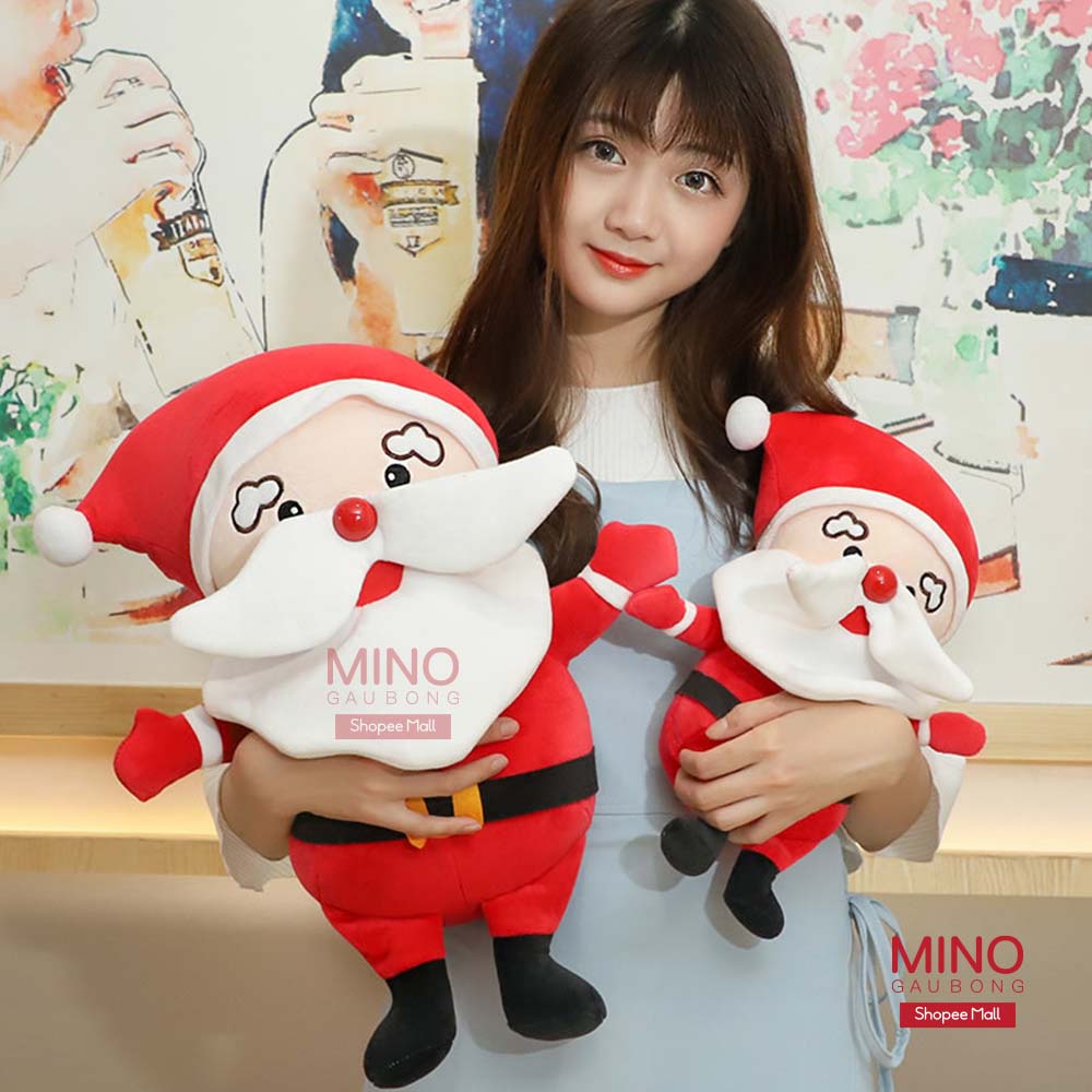 Ông Già Noel Nhồi Bông Giáng Sinh Cao Cấp MINO STORE TH209