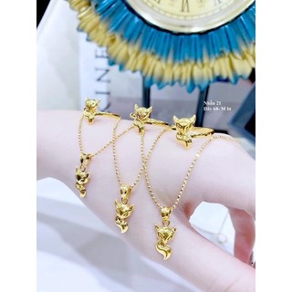 mặt hồ ly hàng dập nhẹ - xi mạ