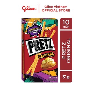 Combo 10 hộp bánh que Pretz vị truyền thống khoai tây 31g