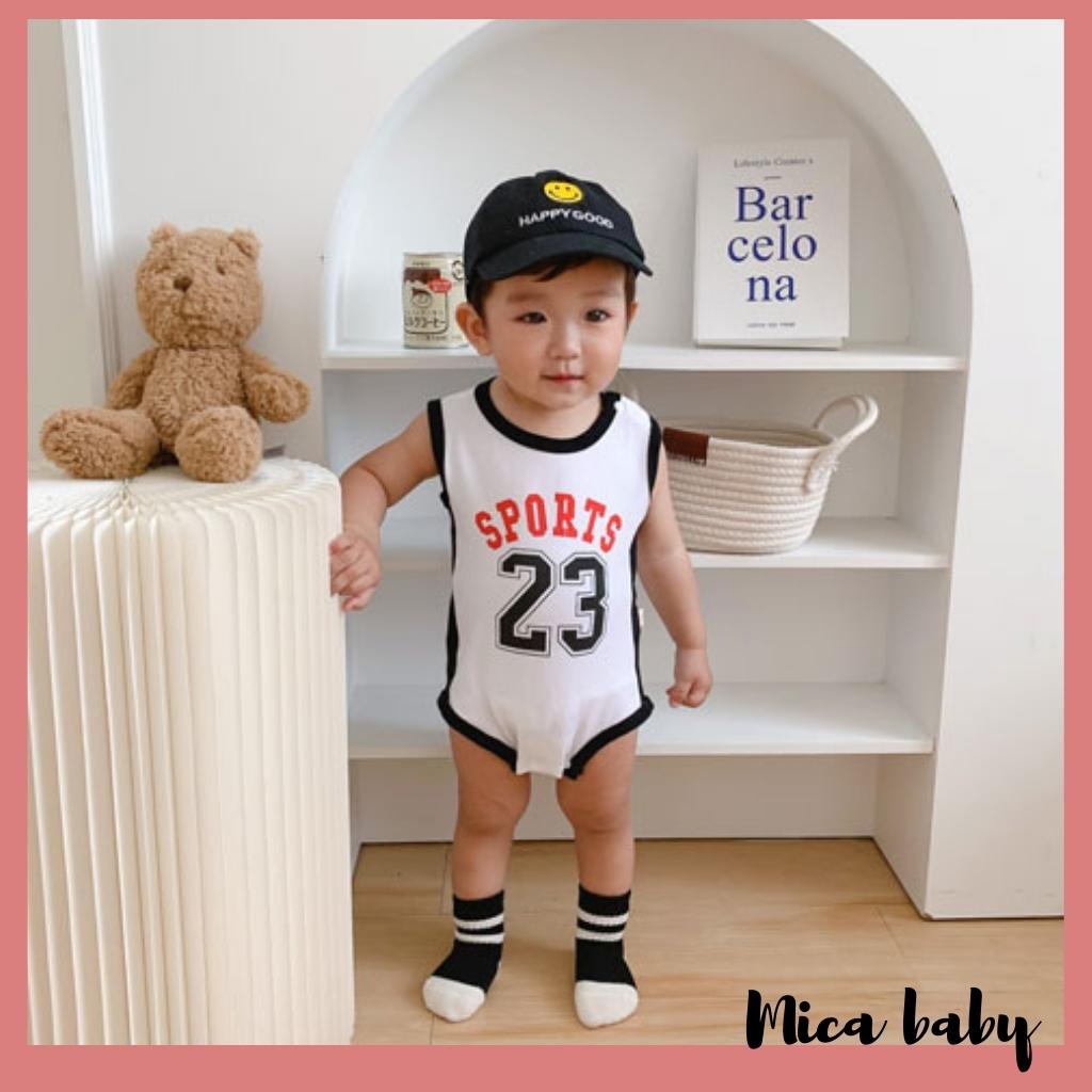 Tất vớ cao cổ cho bé kiểu dáng kẻ ngang đáng yêu cho bé T33 Mica baby