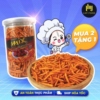 Snack bim bim que mix vị ớt cay Thái Lan🍟FREESHIP🍟260g snack bim que tăm cay LHYFOOD đồ ăn vặt Hà Nội