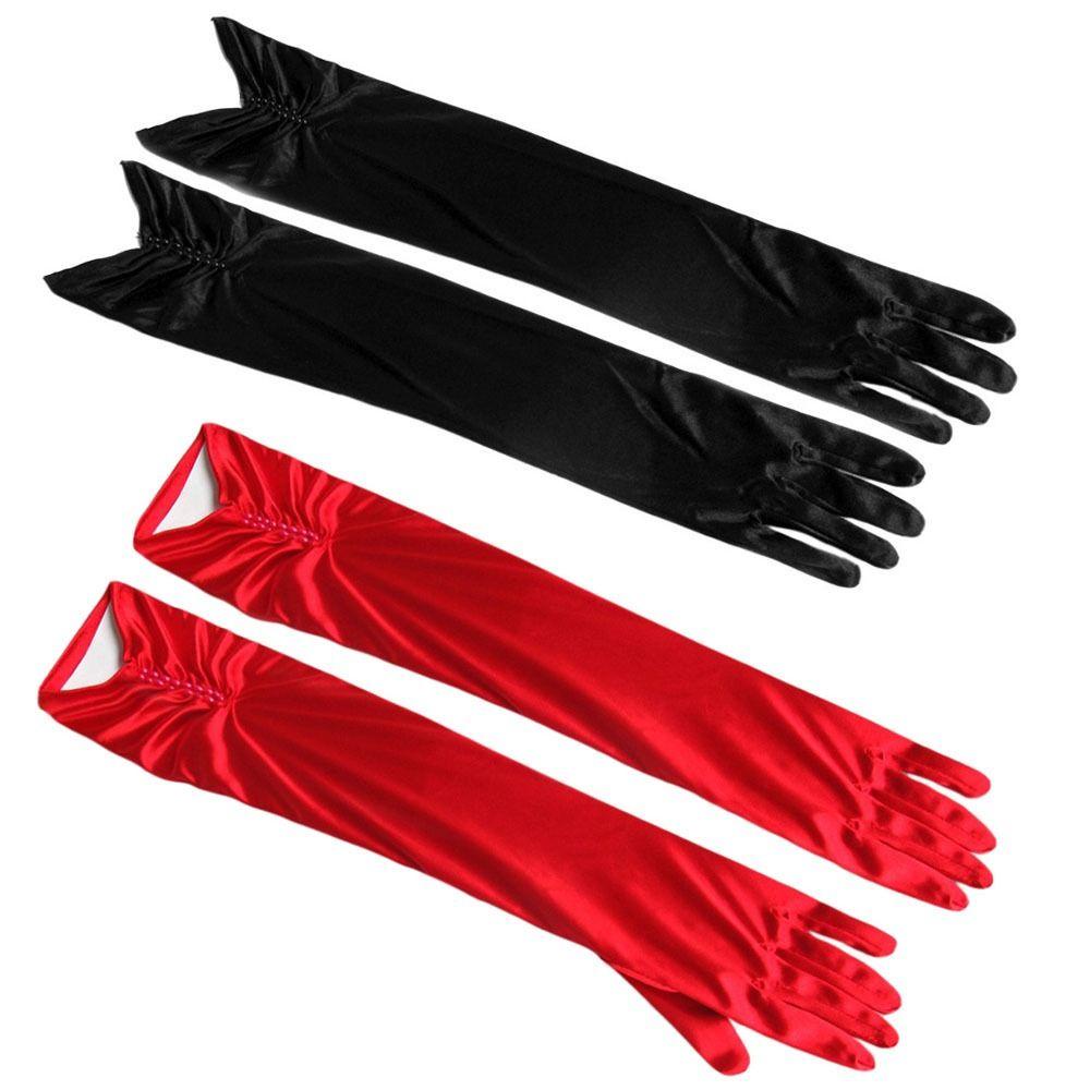 Găng Tay Vải Satin Dùng Để Buổi Tiệc / Hóa Trang