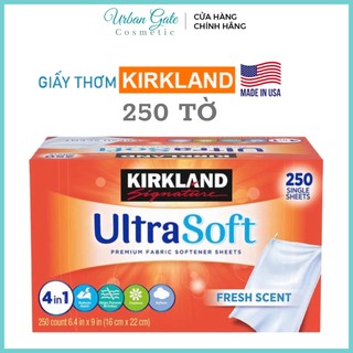 Giấy sấy thơm quần áo KIRKLAND Mỹ Fabric Softener (250 Tờ) - Giấy nến thơm quần áo