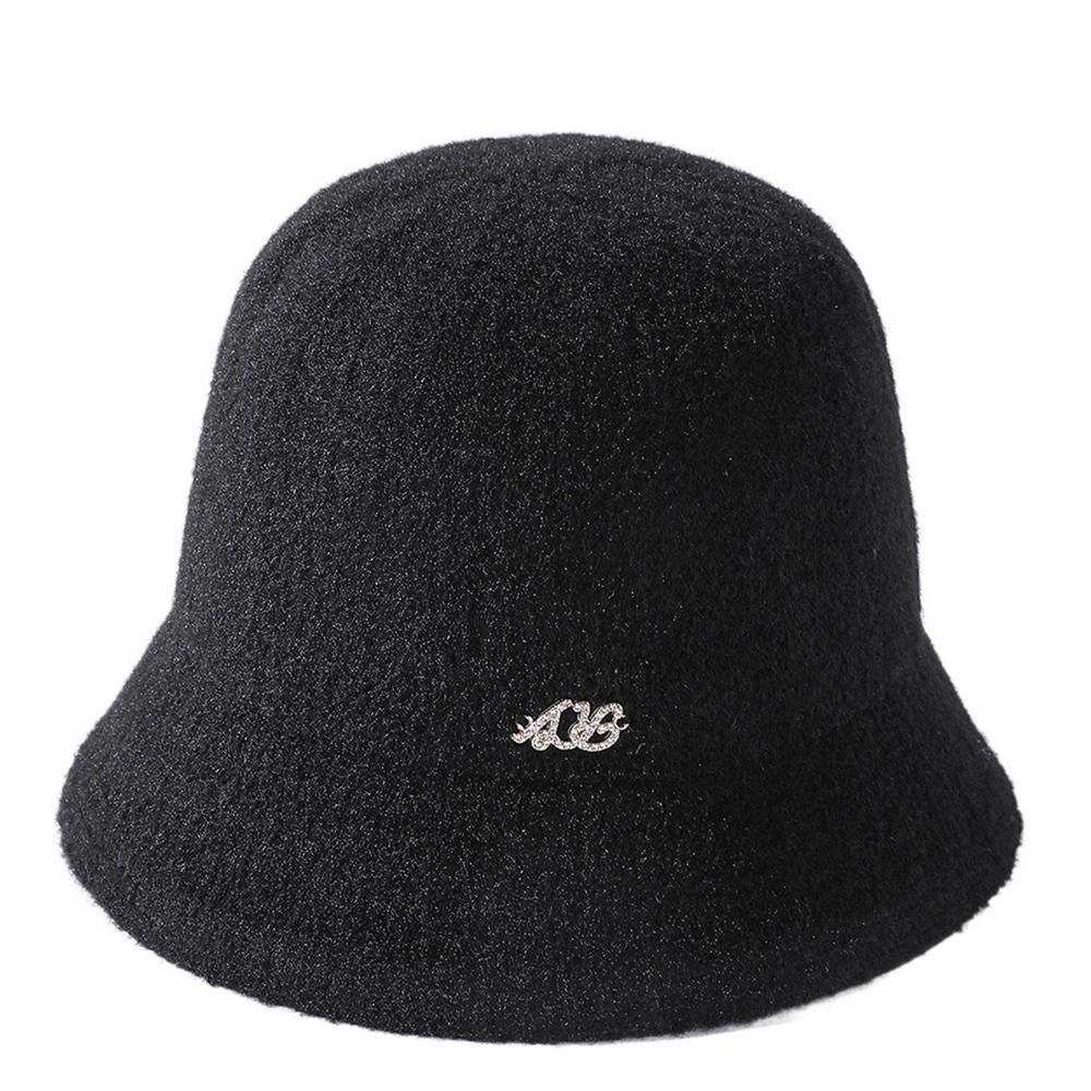 Nón Tai Bèo Phủ Lông Mềm Mại In Chữ WMES15H Phong Cách Hàn Quốc Thời Trang Mùa Đông Dành Cho Nữ