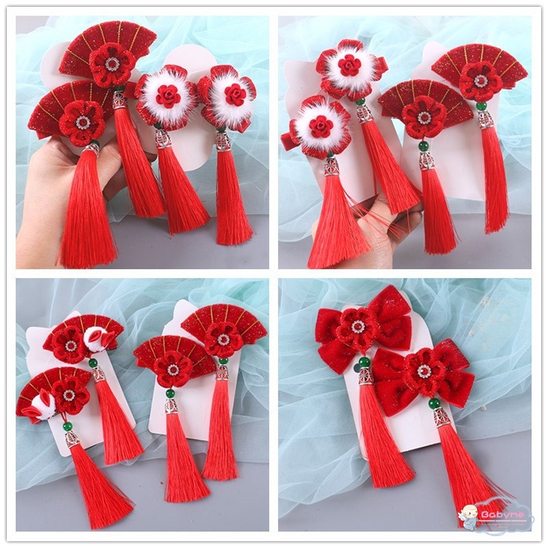 Kẹp Tóc Hình Năm Mới Ngọt Ngào Cho Bé Gái