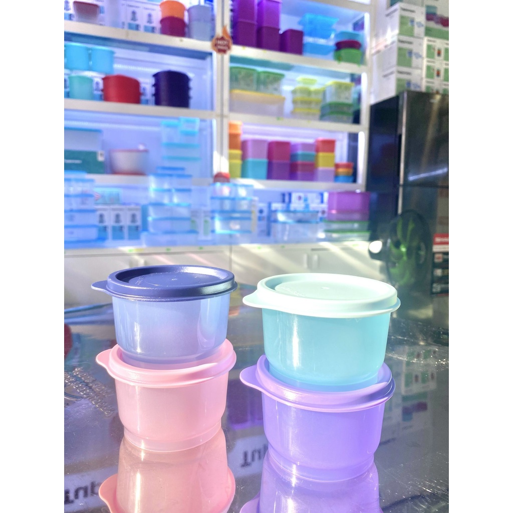 Lẻ Hộp đựng sữa chua, nước chấm, đồ ăn dặm snack up Tupperware 110ml kín nước không rỉ đổ, nhựa nguyên sinh