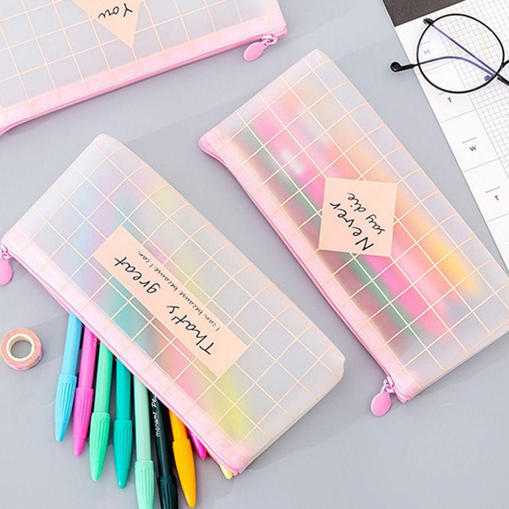 Túi Đựng Bút Chì Sức Chứa Lớn Họa Tiết Tươi Mới Dễ Thương Cho Học Sinh