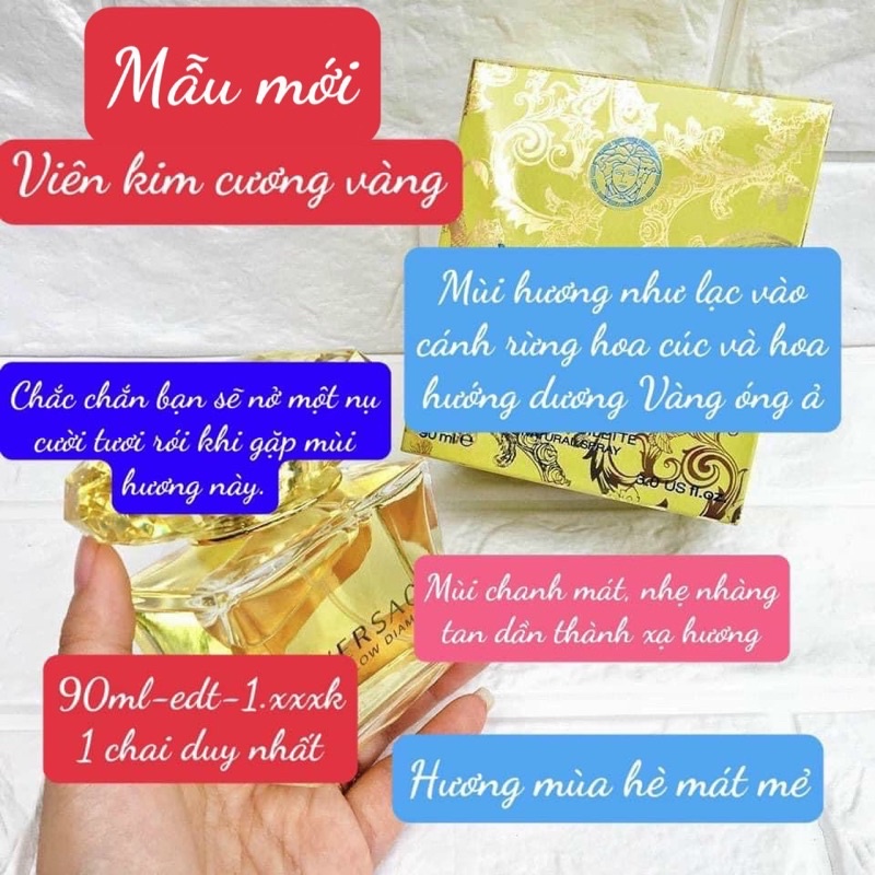 NƯỚC HOA NỮ VERSACE YELLOW DIAMOND EDT 90ML