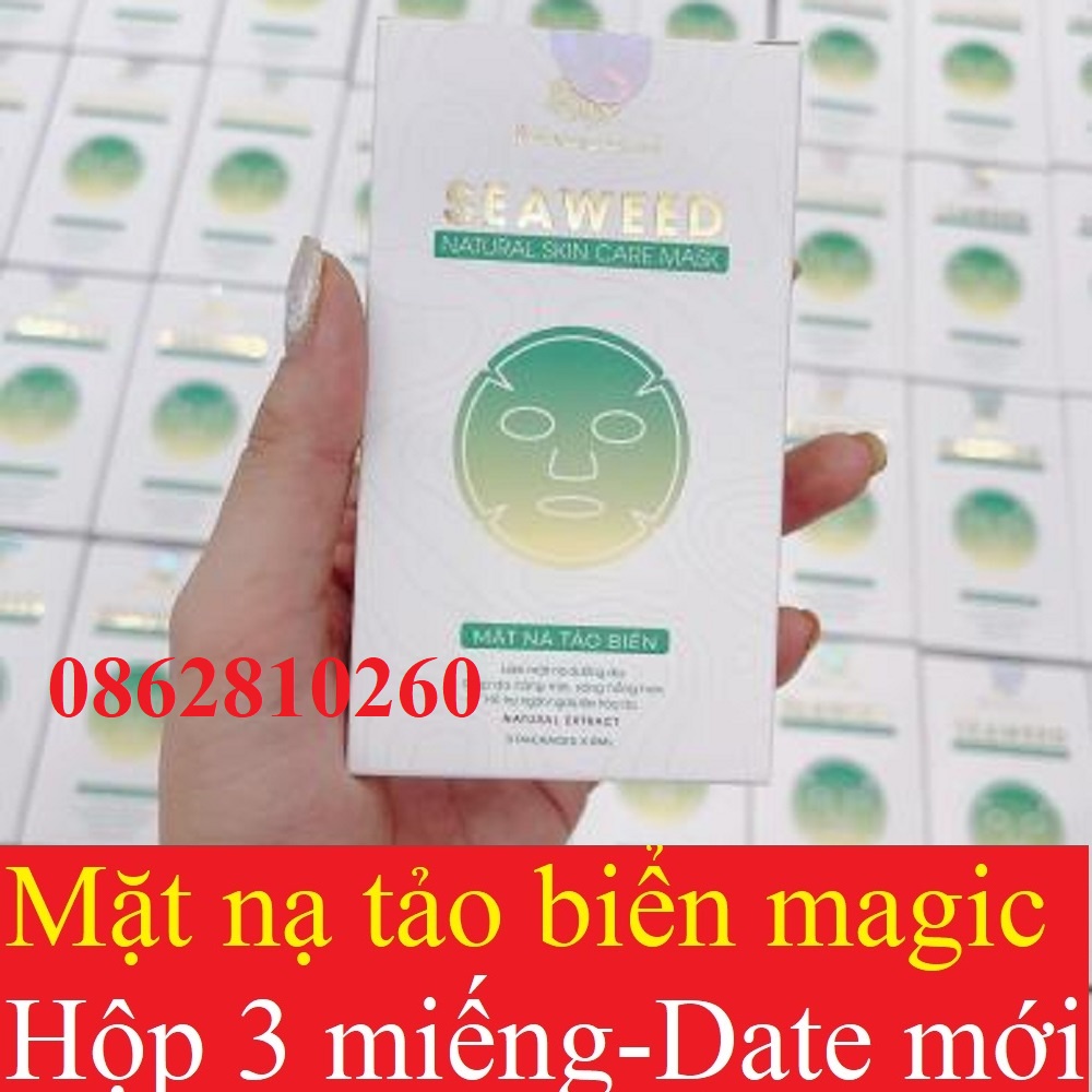 Mặt nạ tảo biển Seaweed natural skin care mask magic skin dưỡng da giúp da căng mịn sáng hồng ngừa lão hóa [magicskin]