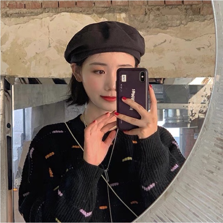 Mũ nồi nữ xinh chất kaki cao cấp - Nón beret màu trơn phong cách cá tính thời trang - Quà tặng sinh nhật, Giáng sinh đẹ