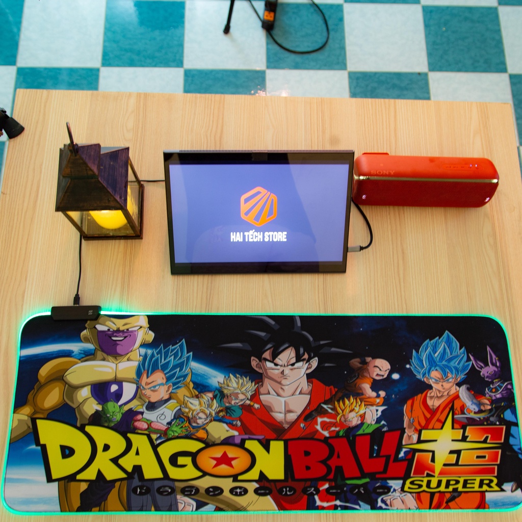 Lót chuột Anime Có LED RGB siêu đẹp, One piece, Naruto, dragon ball, đa dạng mẫu mã kích thước, Pad chuột  80x30 90x40