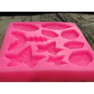 Khuôn silicon 3D 10 chiếc lá
