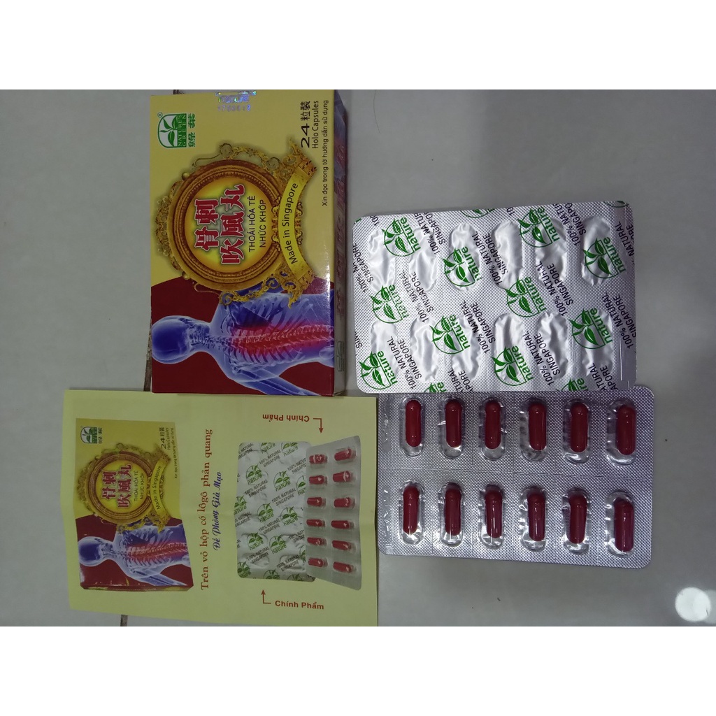 THOÁI HOÁ TÊ NHỨC KHỚP singapore - 24 viên