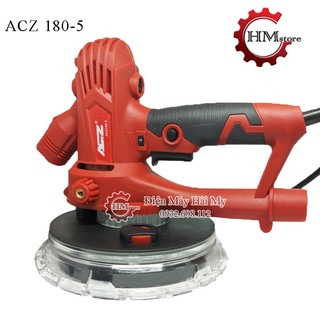 Máy chà nhám tường có đèn Led ACZ 180-5, công suất 1260w, 5 cấp độ - Máy chà tường có đèn, máy chà tường có hút bụi
