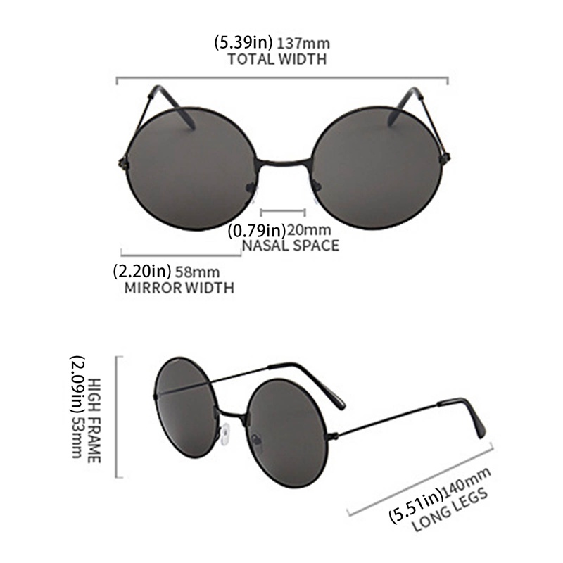 Kính Mát Gọng Tròn Thư Giãn Xu Hướng qingjias Cho Nam