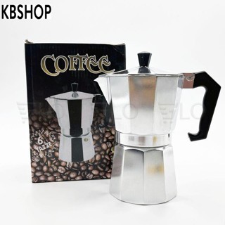 [HCM] Bình Pha Cà Phê Mini Inox Moka 300ml, Phong Cách Kiểu Ý, Ấm Pha Cafe