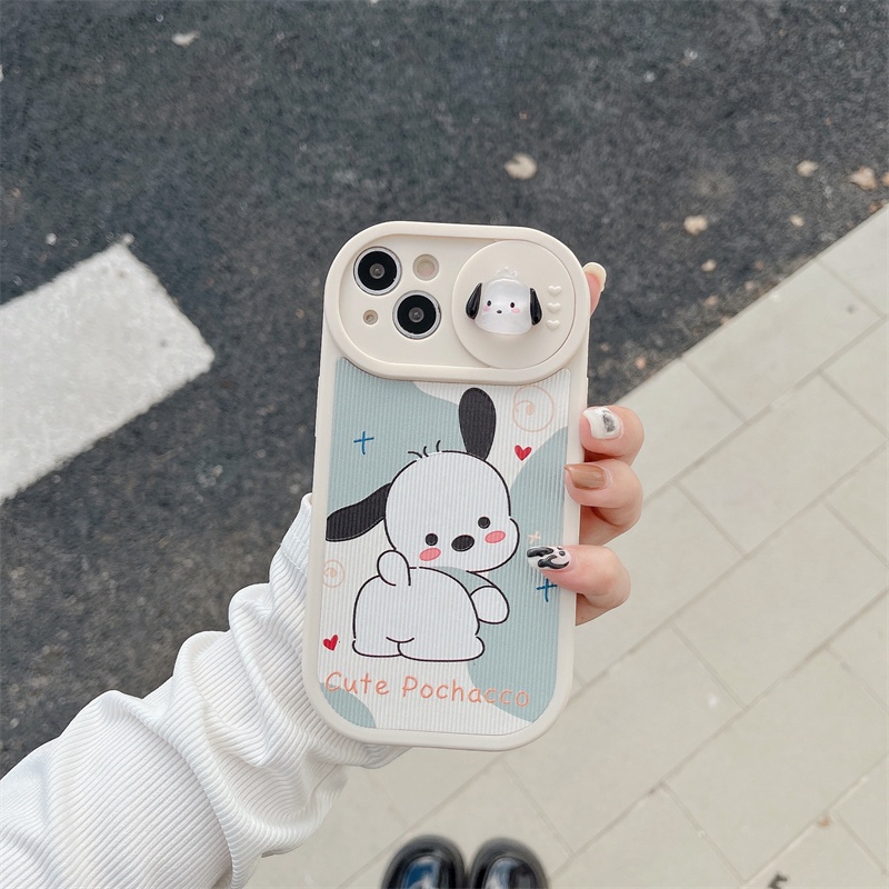 DISNEY Ốp Điện Thoại TPU Silicon Mềm Hình Cún Winnie Hoạt Hình 3D Cho iPhone 14 12 11 13 Pro Max 14 Plus