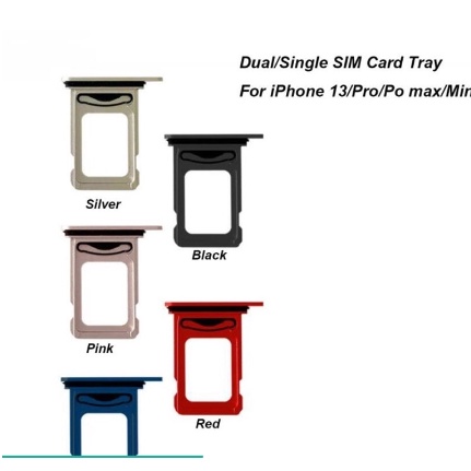 Khay Sim iPhone 13 PRO bản 1 SIM/ 2 SIM ZIN có Ron Chống Nước & Lẫy Giữ Sim