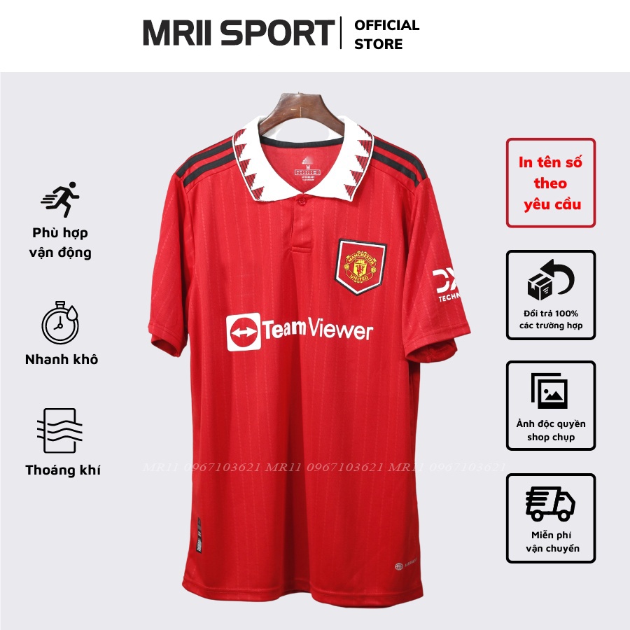 Bộ Quần Áo Bóng Đá Ma_nu Đẹp 2022 Mới Nhất Cao Cấp Thái Lan - Màu Đỏ MR11 SPORT