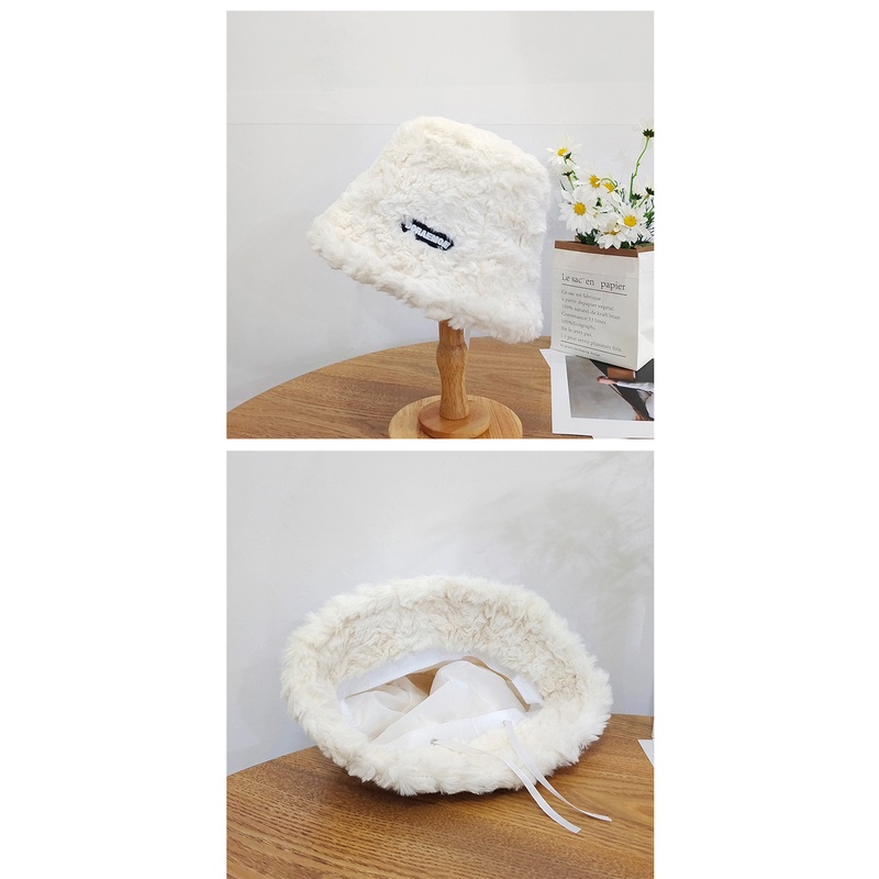 Mũ Bucket Lông Nhung Giữ Ấm Mùa Thu Đông Phong Cách Hàn Quốc Mới 2022 Cho Nữ