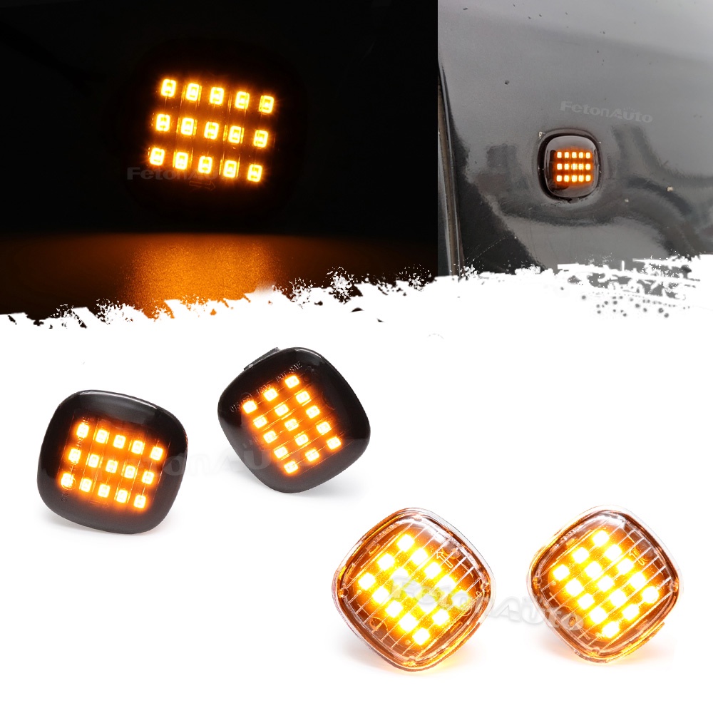 Đèn LED nhấp nháy tuần tự Đèn đánh dấu bên hông cho Audi A3 8L A4 8D A4 S4 B5 A8 D2 1994 1995 1996 1997 1998 1999 2000