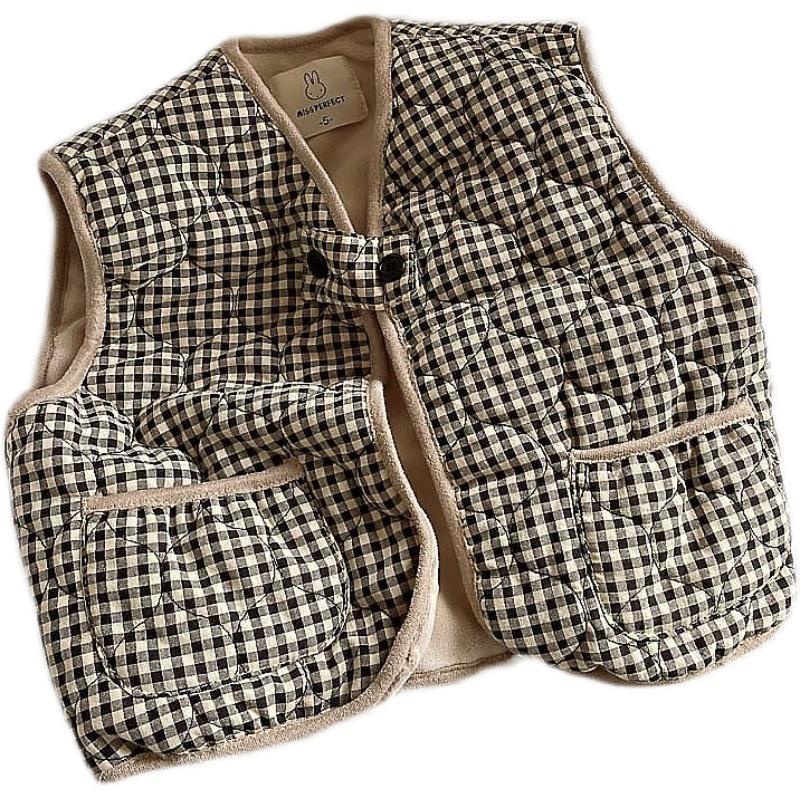 Áo Vest Kẻ Sọc Caro Đen Tinh Tế Thời Trang Thu Đông 2021 Cho Nam Và Nữ