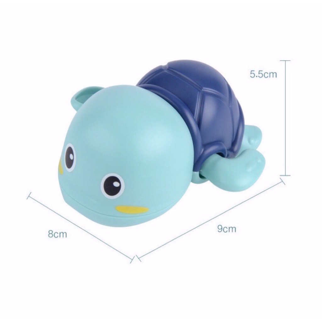 Đồ Chơi Dưới Nước Rùa Bơi Vặn Cót Thả Bồn Tắm Cho Bé