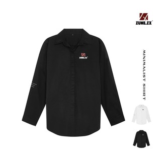 Áo sơ mi tay dài MINIMALIST SHIRT (Đen) - ZUNEZX