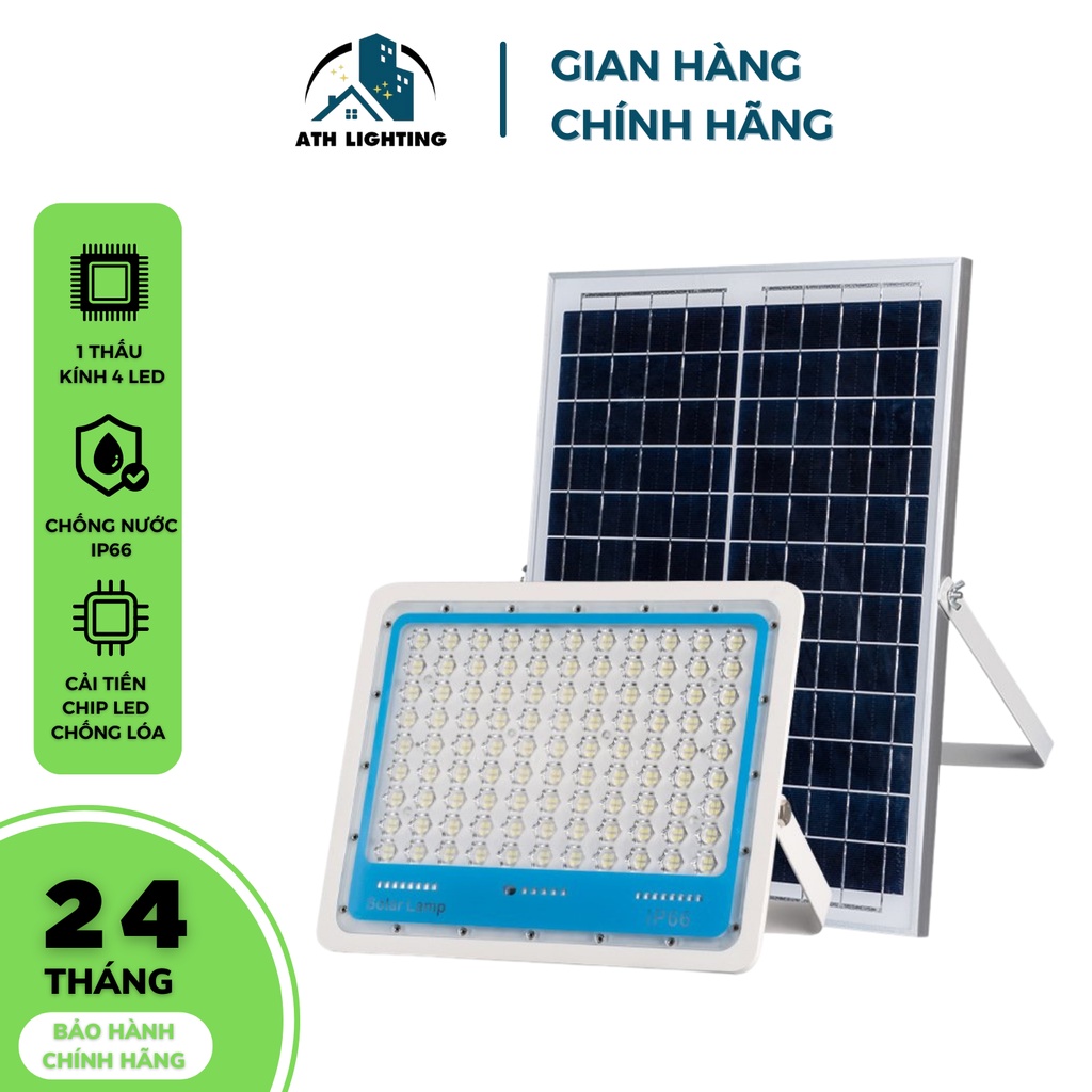 Đèn năng lượng mặt trời, đèn năng lượng chống loá ATH LIGHTING thế hệ mới có thể điều chỉnh độ sáng và chống nước IP66
