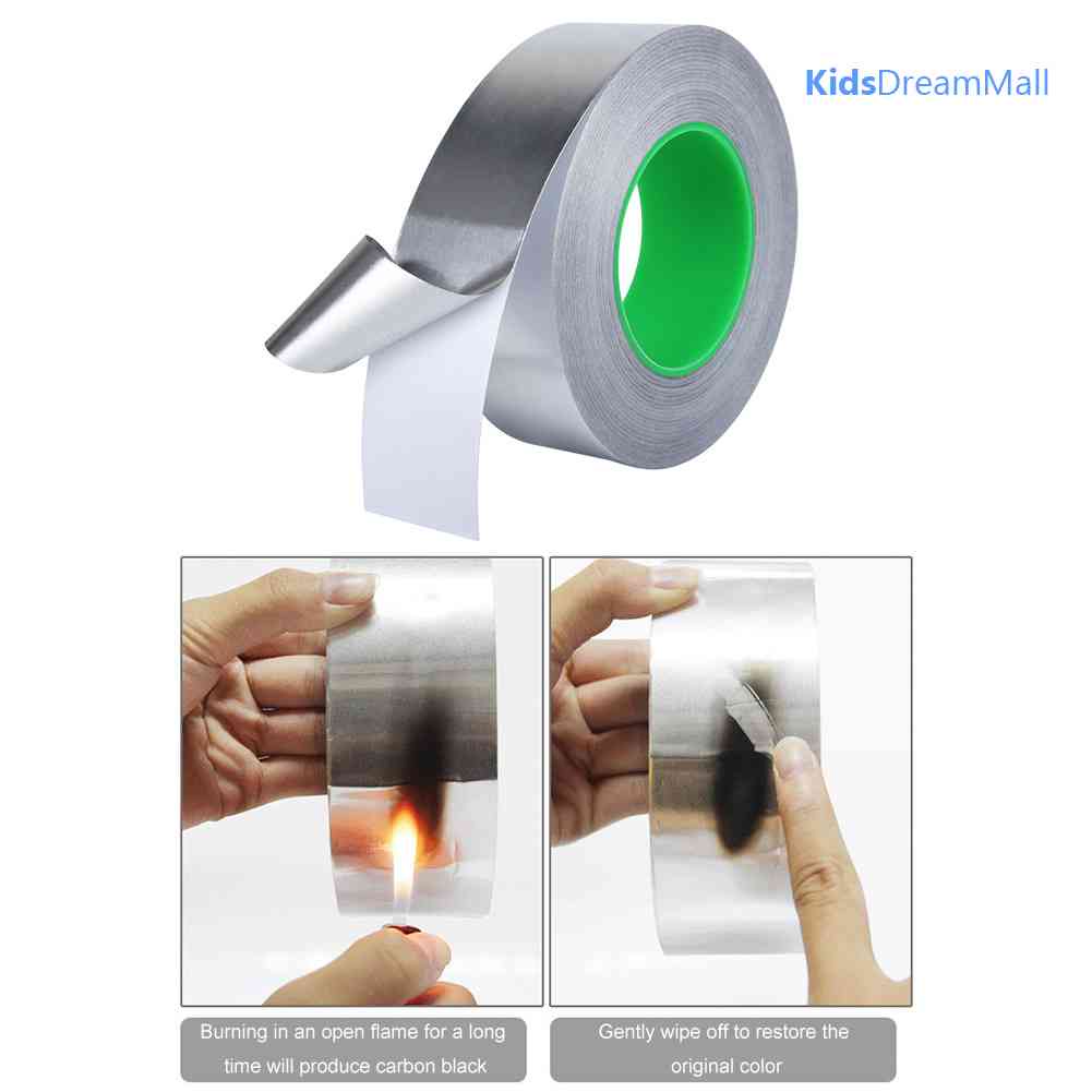Cuộn Băng Keo Lá Nhôm 25m Cách Nhiệt Chuyên Dụng