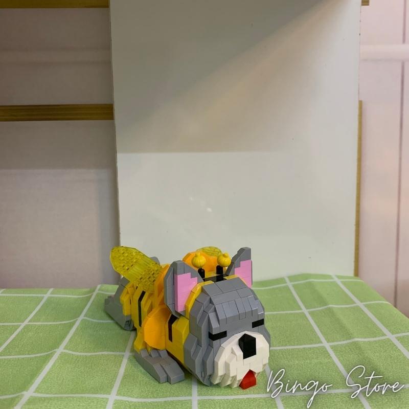 MÔ HÌNH LẮP RÁP CHÓ BULLY 954 CHI TIẾT CỰC HẤP DẪN VÀ DỄ THƯƠNG