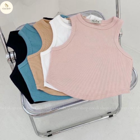 Áo Ba Lổ , Croptop Vạc Bầu Chất THun Cotton Co Giãn Mịn Màng -coci_shop