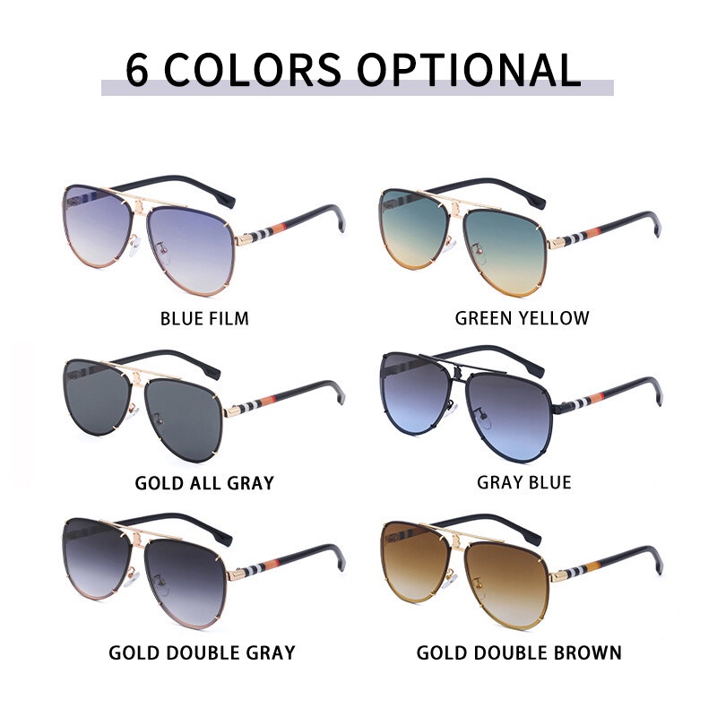 Kính Mát PTQ Sungalasses Kiểu Dáng Mới 2022 Phong Cách Retro Thời Trang Cho Nam