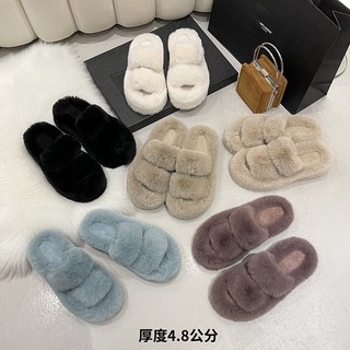 [Rẻ vô địch]Dép lông nữ đế cao 5cm siêu mềm mịn(loại 1
