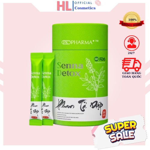 Phan tả diệp senna detox, Dr LACRI, Thải Độc, Đẹp Da, Giảm Khô Hạn, myphamhanhluan