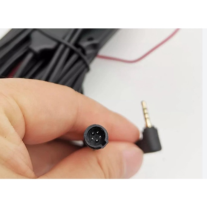 Dây camera lùi 10m trên xe ô tô rắc cắm 5 chân, kết nối theo camera hành trình phù hợp cho các dòng xe tải, xe khách