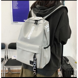 Balo Vải Đi Học Fashion BL43 Xám