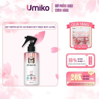 Xịt thơm, khử mùi hôi cho quần áo Hakugen Nhật Bản 145ml - Umiko Beauty