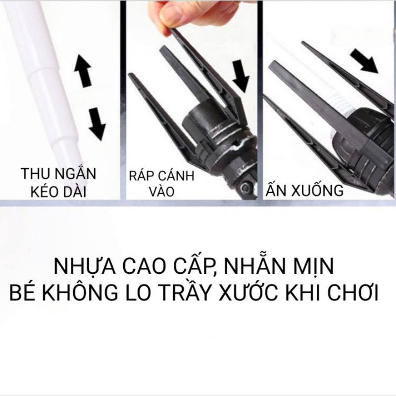 Đồ chơi kiếm ánh sáng thu gọn, kiếm đồ chơi trẻ em có âm thanh, đồ chơi cosplay hóa trang, đồ chơi cho bé