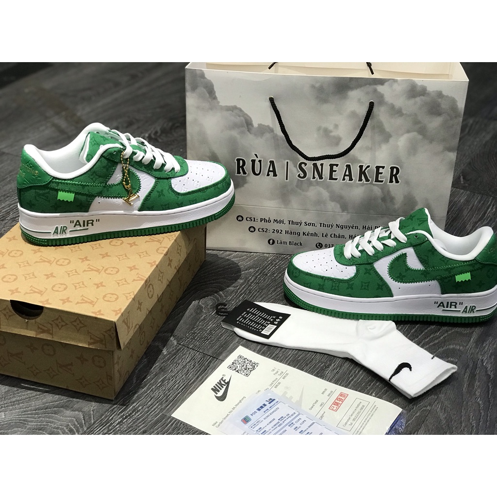 Siêu Phẩm Giày Thể Thao Sneaker A.F./1 L/V Xanh Lá New 2022 Cao Cấp Ảnh Thật +Freeship