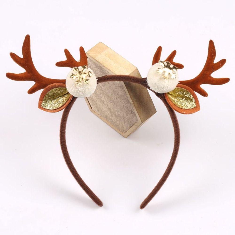 Băng Đô Cài Tóc RALPH Họa Tiết Bông Tuyết / Tuần Lộc Dễ Thương Thời Trang Cho Nữ