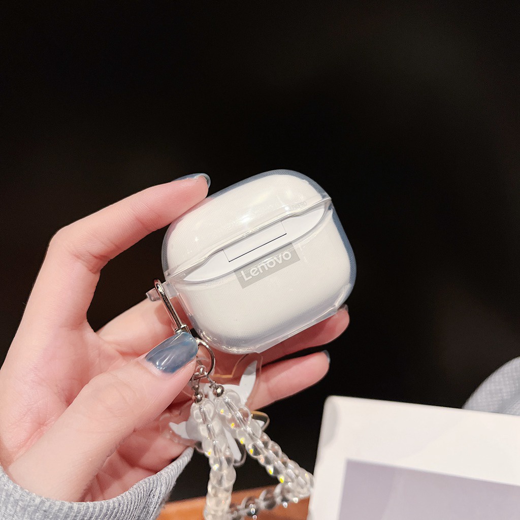 Vỏ Bảo Vệ Hộp Sạc Tai Nghe Không Dây Lenovo LP40S LP40 Pro Bằng TPU Mềm Chống Thất Lạc Hình Công Chúa Stitch / Nàng Tiên Cá /