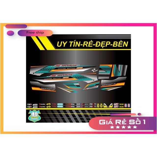 FREE SHIP + QUÀ TẶNG Tem rời Sirius V10 nhận đổi màu Tem theo yêu cầu