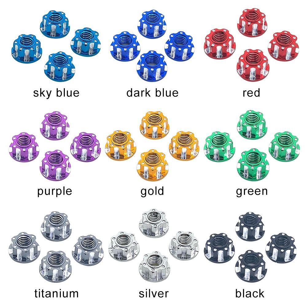 Bộ 4 Đai Ốc Lục Giác M4 9 Màu