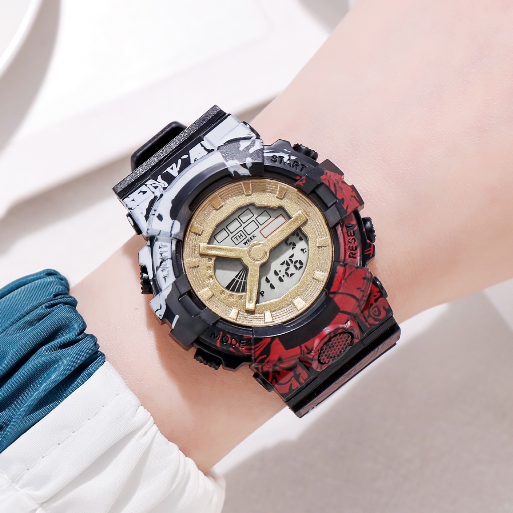 Đồng Hồ Điện Tử Chống Thấm Nước Hình One Piece YKD