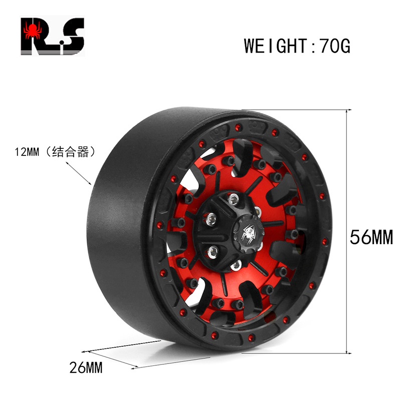Bánh Xe Cao Su 1.9 Inch Kèm Xốp Cho Xe Hơi Điều Khiển Từ Xa TRX4 SCX10 D90 KM2 YIKONG 4102 4103 90046 1 / 10