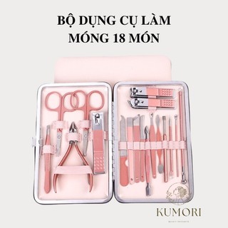 Bộ dụng cụ làm móng 18 món dụng cụ chăm sóc nails làm móng tay móng chân