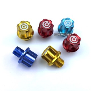 Ốc nhôm brem.bo 10li gắn lỗ gương xe máy