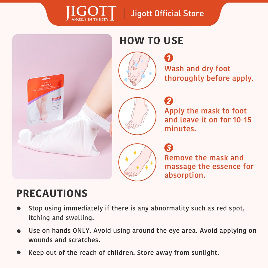 Mặt nạ dưỡng da chân JIGOOT Foot Mask 1 Cặp